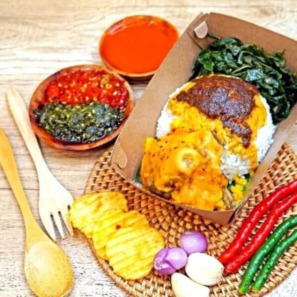 Nasi Ayam Pop Mentai