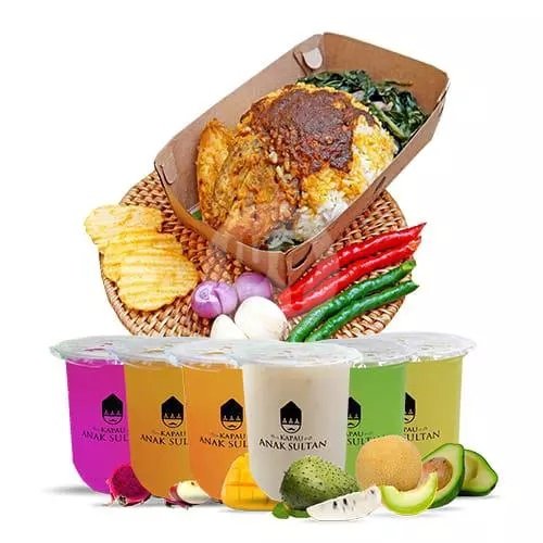 Paket Nasi Ayam Bakar Bumbu Sultan + Varian Jus