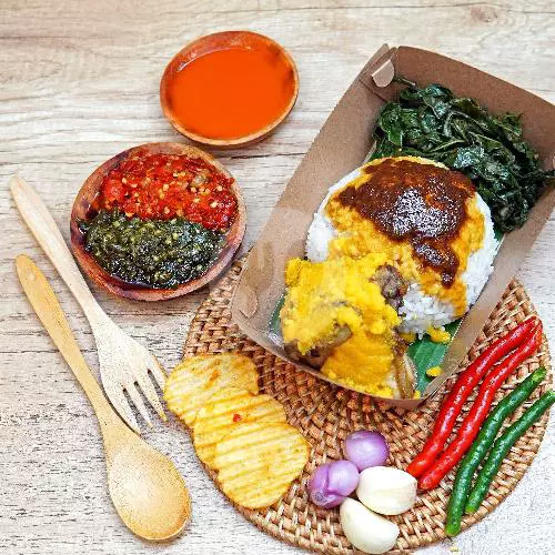 Nasi Ayam Pop Salted Egg