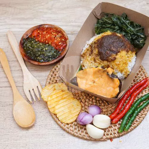 Nasi Rendang Mentai