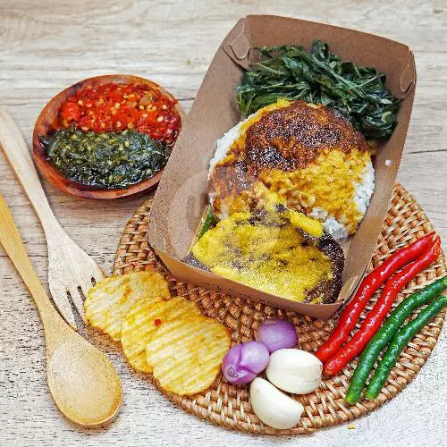 Nasi Rendang Salted Egg